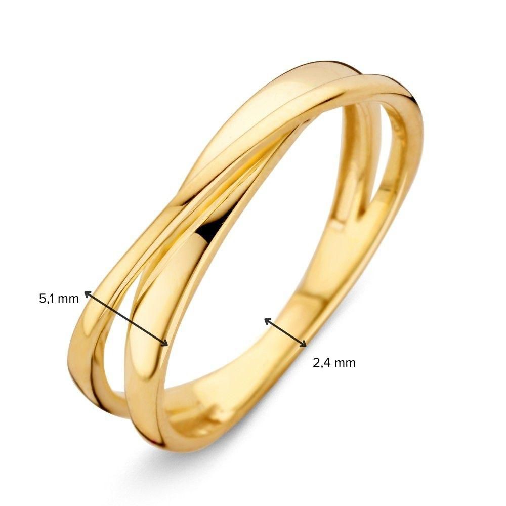 Eleganter Gelbgoldring – Subtiler Luxus in 14 Karat Gold