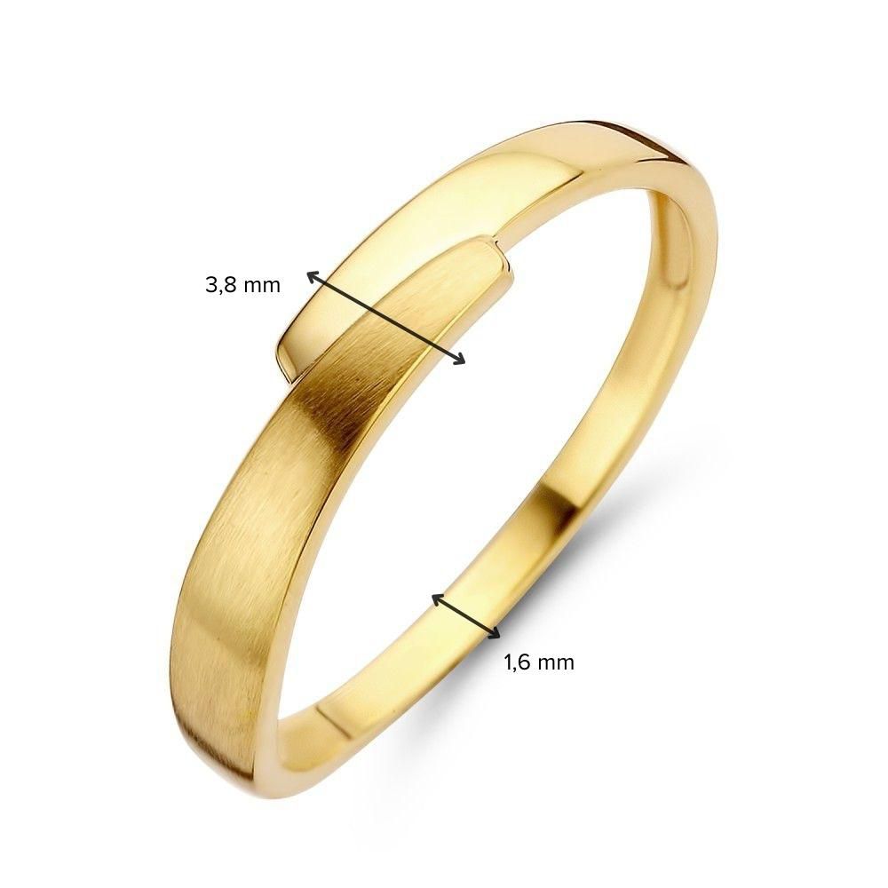Feiner Gelbgoldring – elegantes und subtiles Design