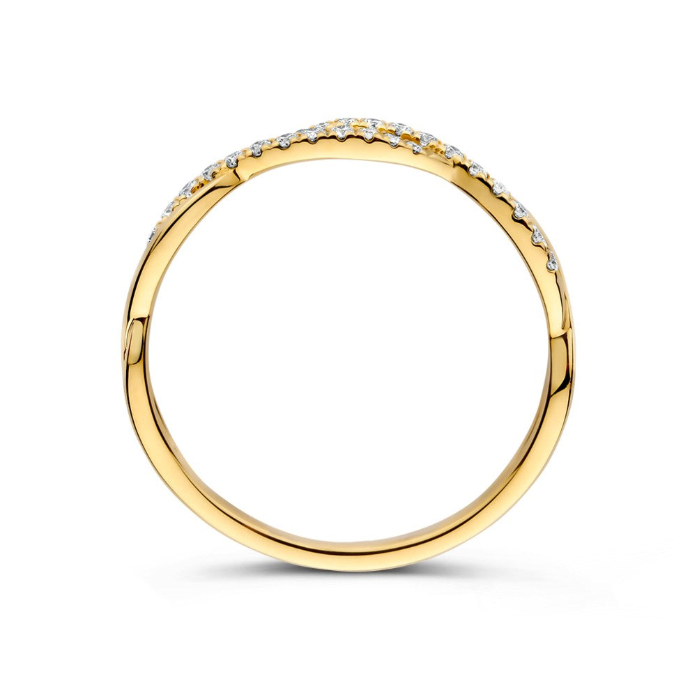 Ring Gelbgold Brillant 0,13 kt.