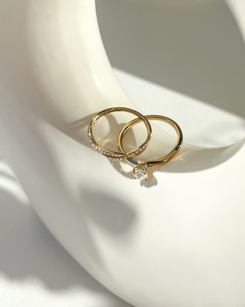 Ring Gelbgold Brillant 0,13 kt.