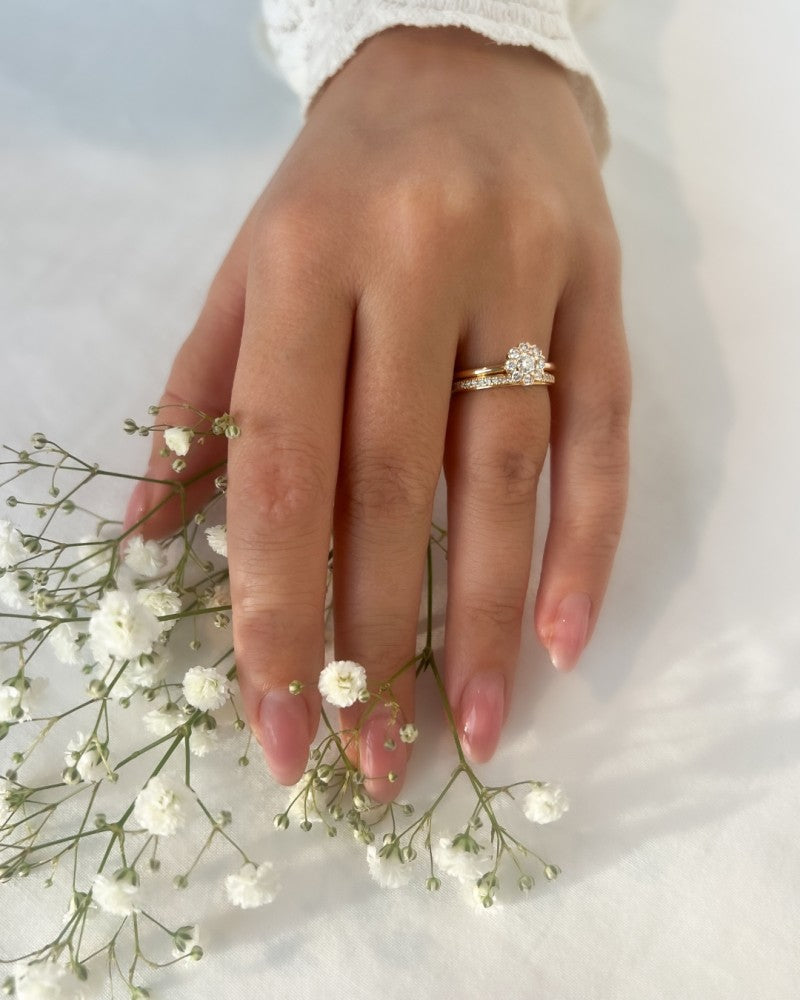 Ring Gelbgold Brillant 0,41 ct.