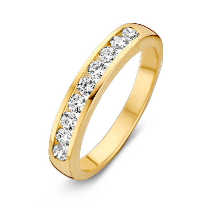 Ring geelgoud zirkonia