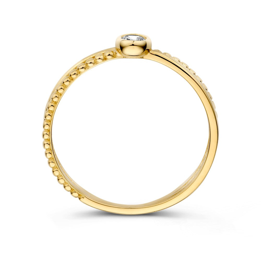 Ring Gelbgold Zirkonia