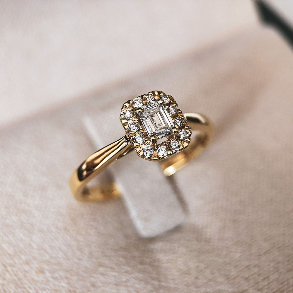 Ring Ivy 0,30 Karat Gelbgold