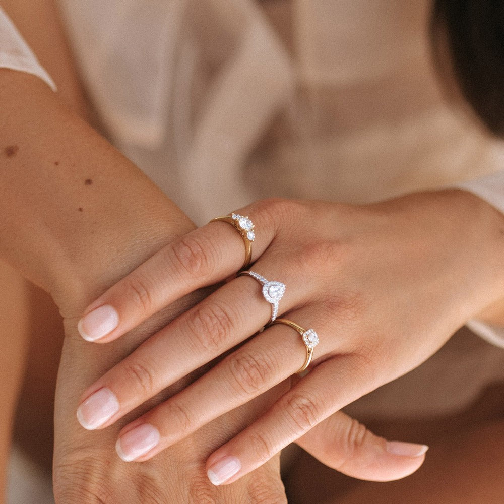Ring Ivy 0,30 Karat Gelbgold