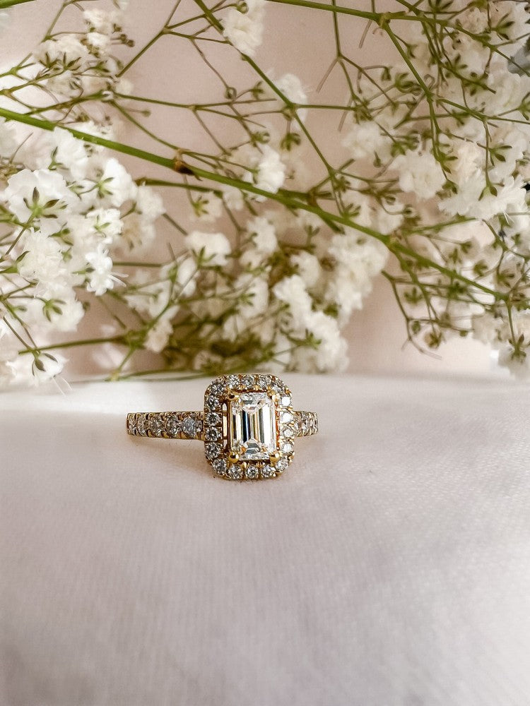 Ring Ivy royal 1,00 ct. Gelbgold