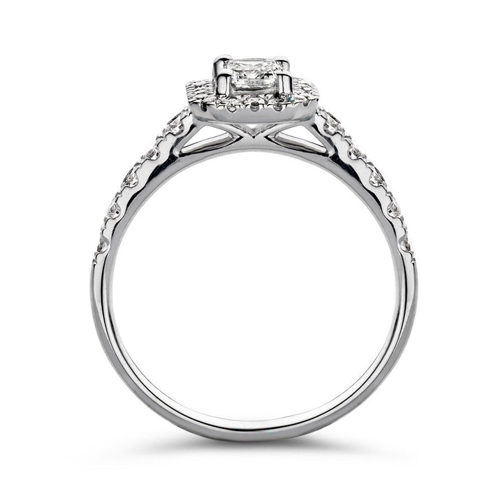 Ring Ivy royal 1,00 crt. witgoud