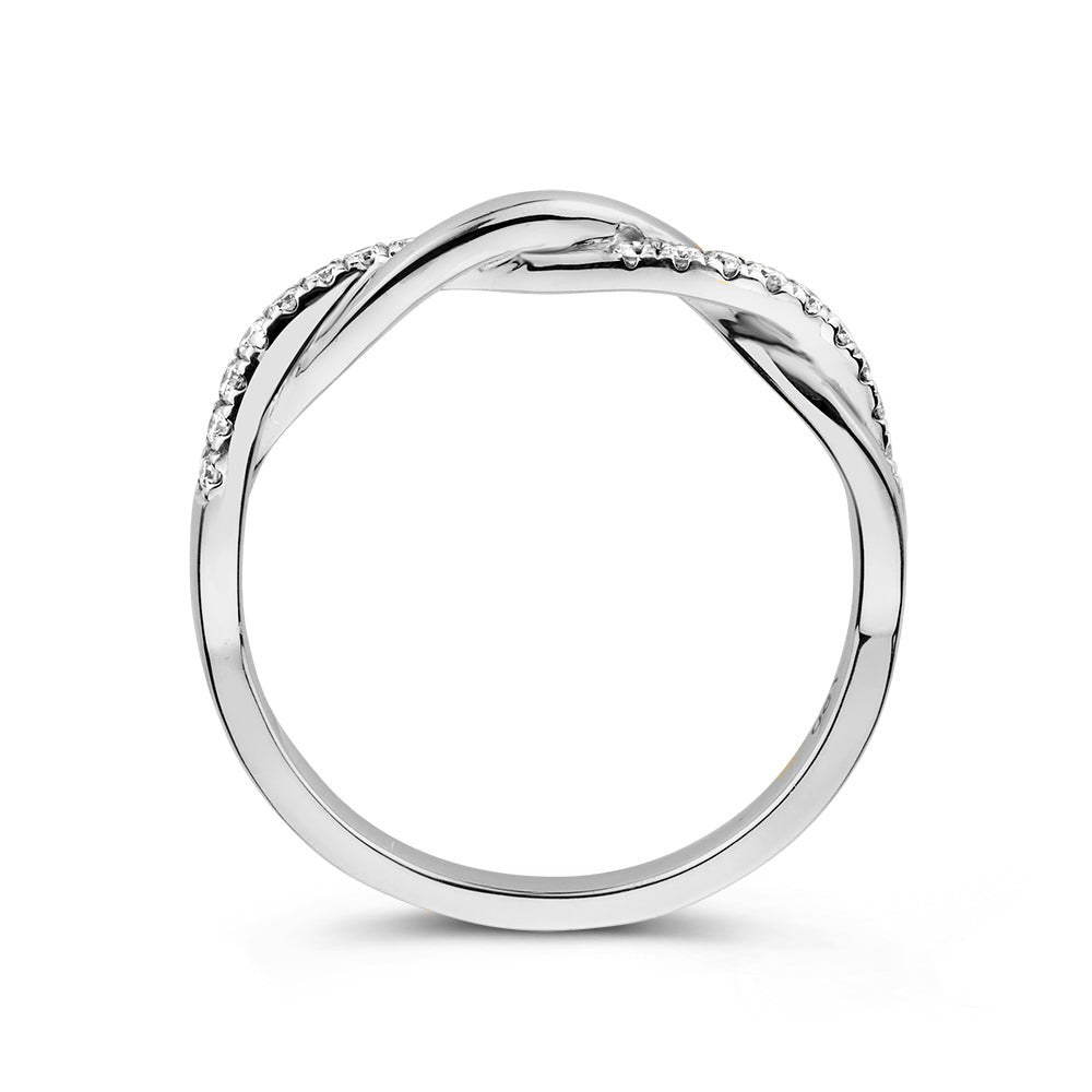Ring Jackie 0,15 kt. Weißgold