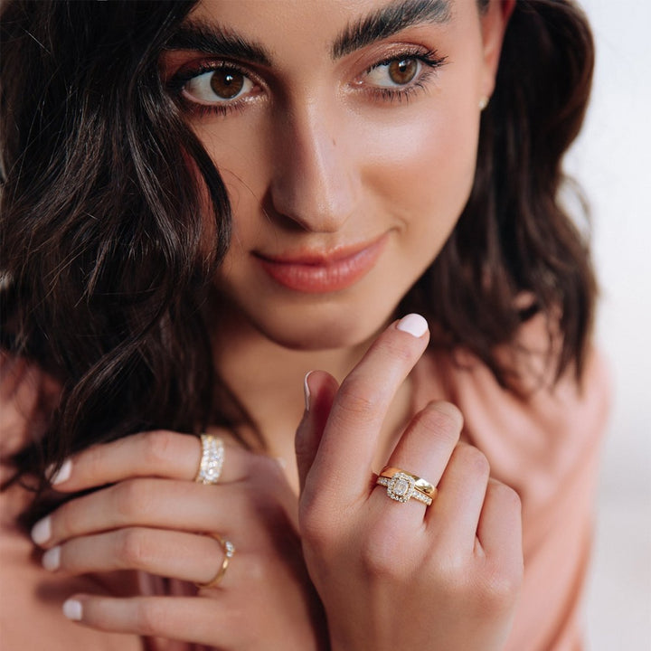 Ring Jess 4mm geelgoud