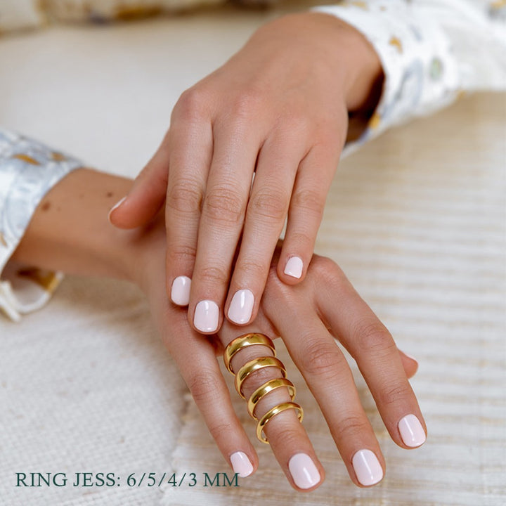 Ring Jess 6mm geelgoud