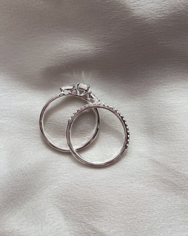 Ring Lize 0,90 kt. Weißgold