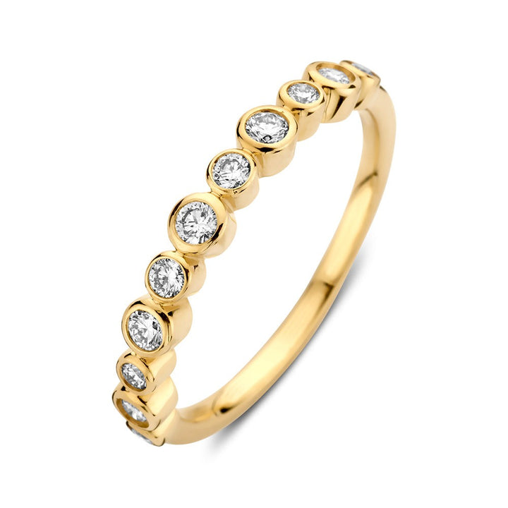 Ring Luna 0,31 crt. geelgoud