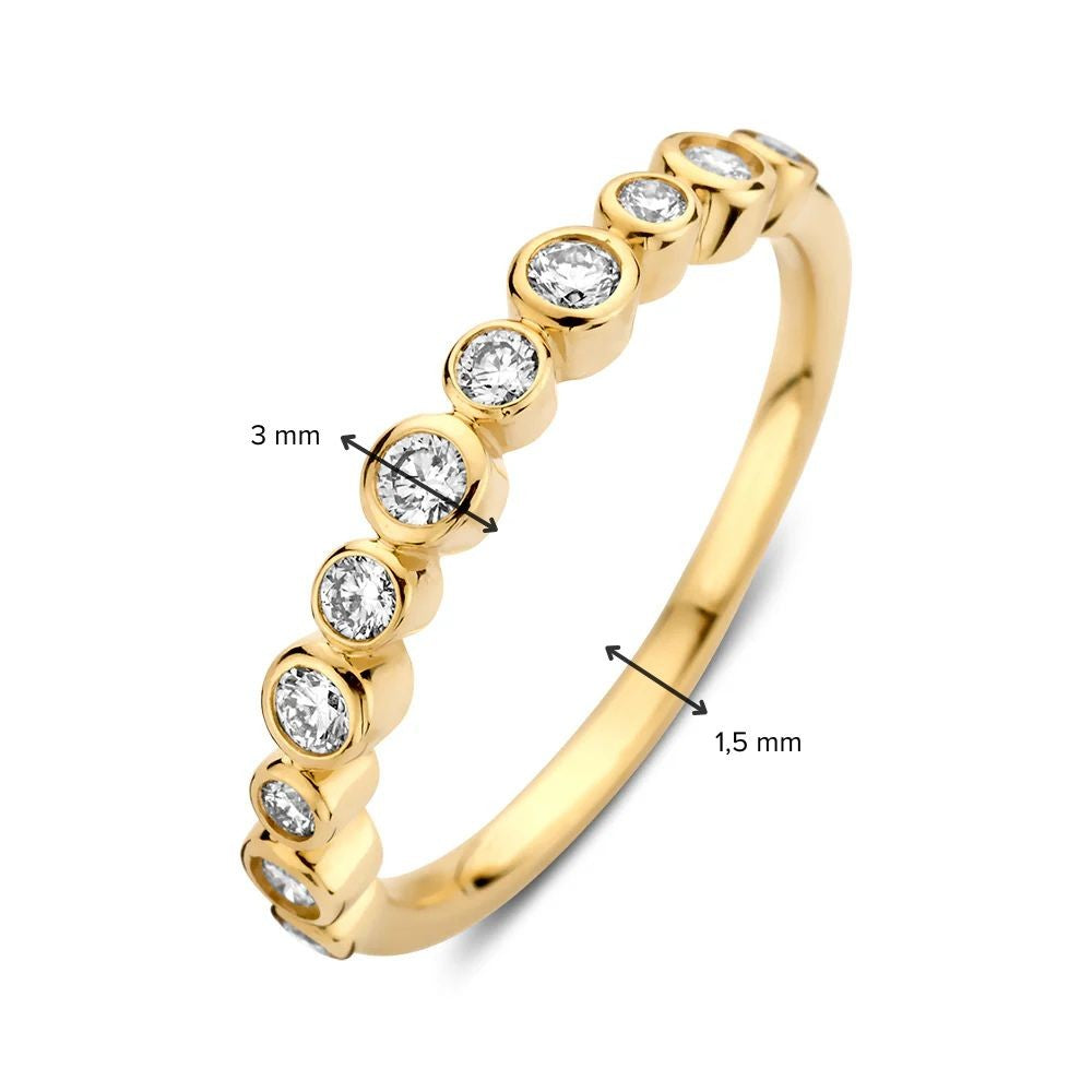 Ring Luna 0,31 Karat Gelbgold