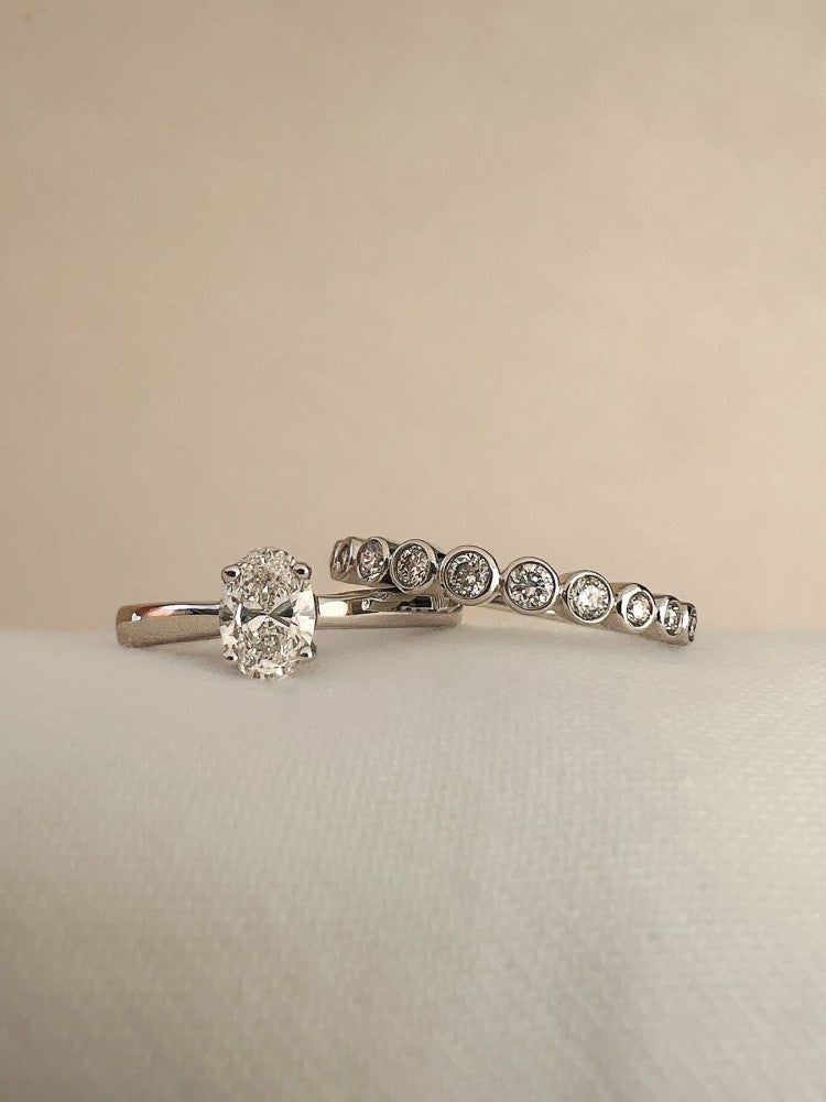 Ring Luna 0,31 kt. Weißgold