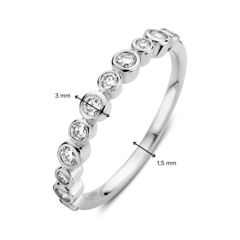 Ring Luna 0,31 kt. Weißgold