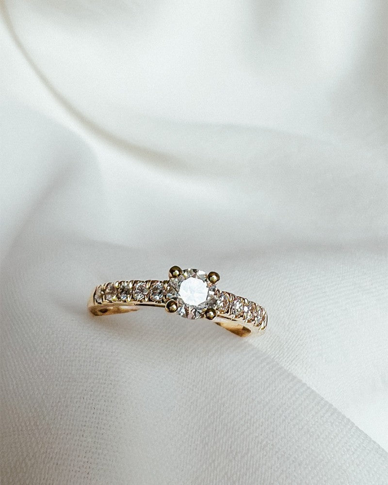 Ring Mary 0,80 kt Gelbgold