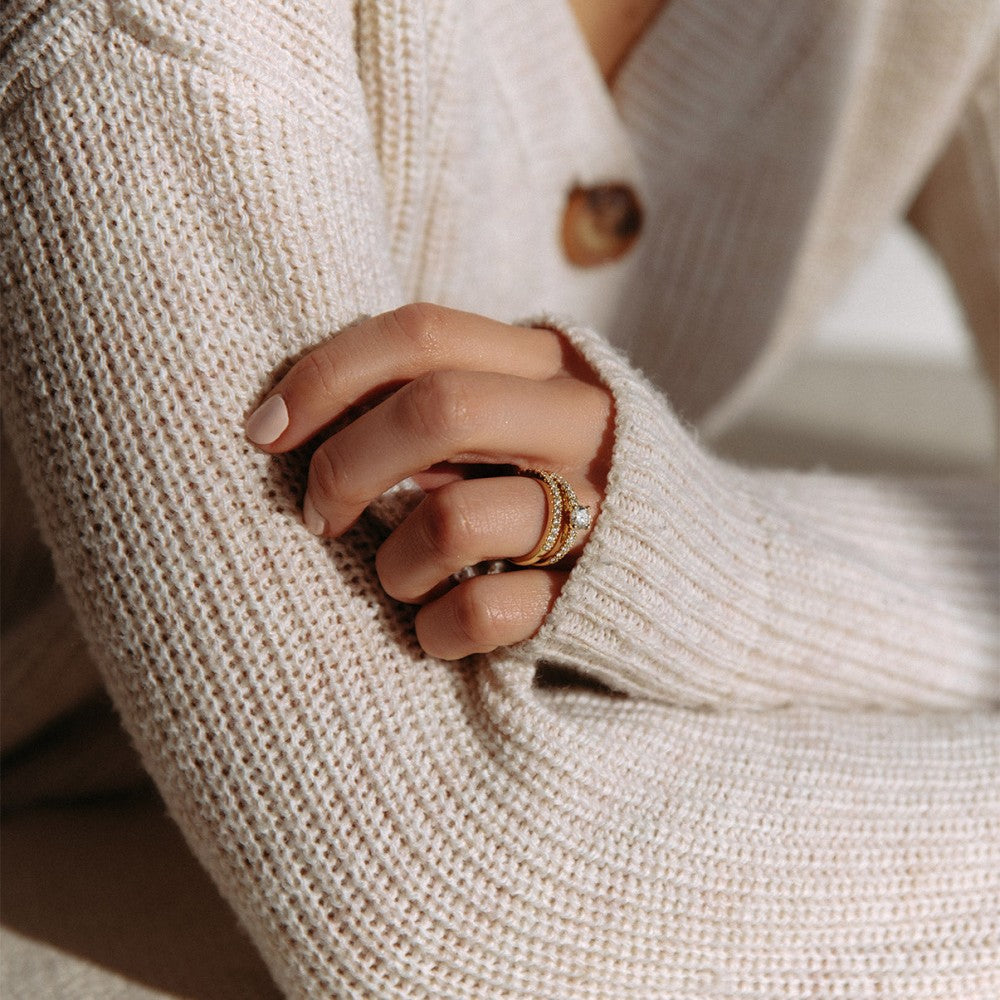 Ring Mary 0,80 kt Gelbgold