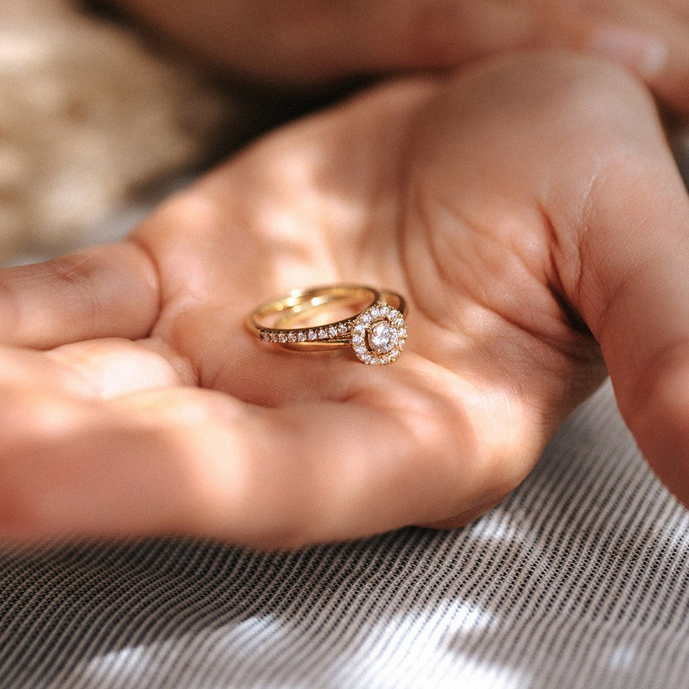 Ring Millie 0,20 ct. Gelbgold