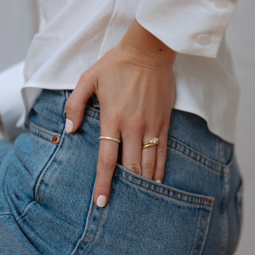 Ring Millie 0,44 ct. Gelbgold