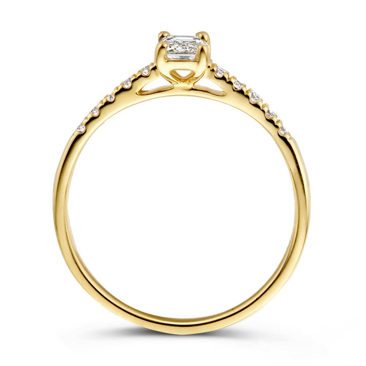Ring Nora Royal 0,48 crt. geelgoud