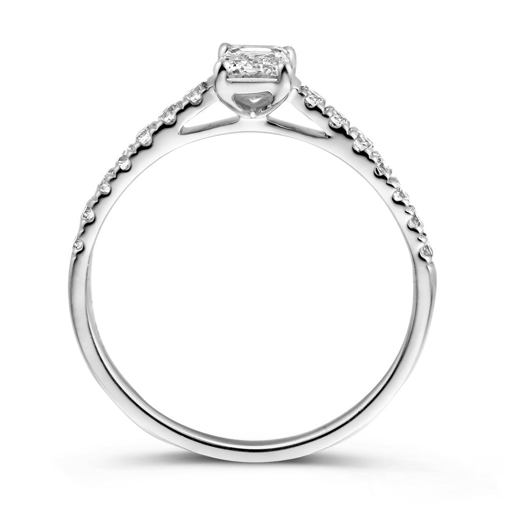 Ring Nora Royal 0,75 Karat Weißgold