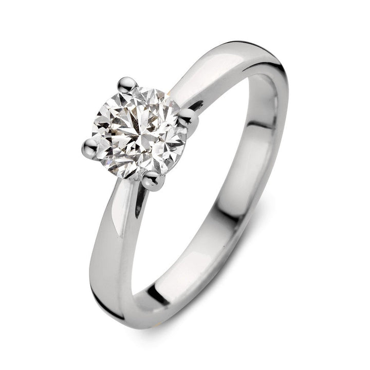 Ring Olivia 1,00 crt. witgoud