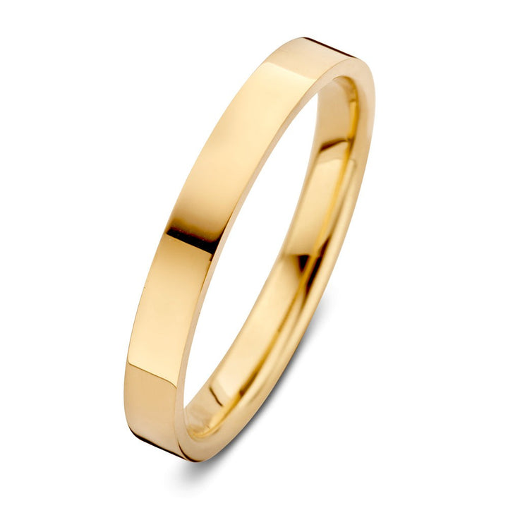 Ring Sam 3mm geelgoud