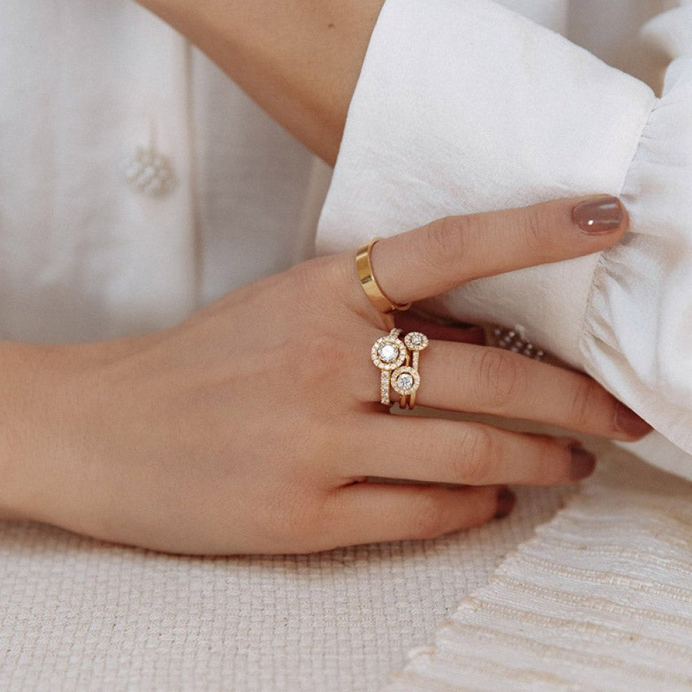 Ring Sam 4mm Gelbgold