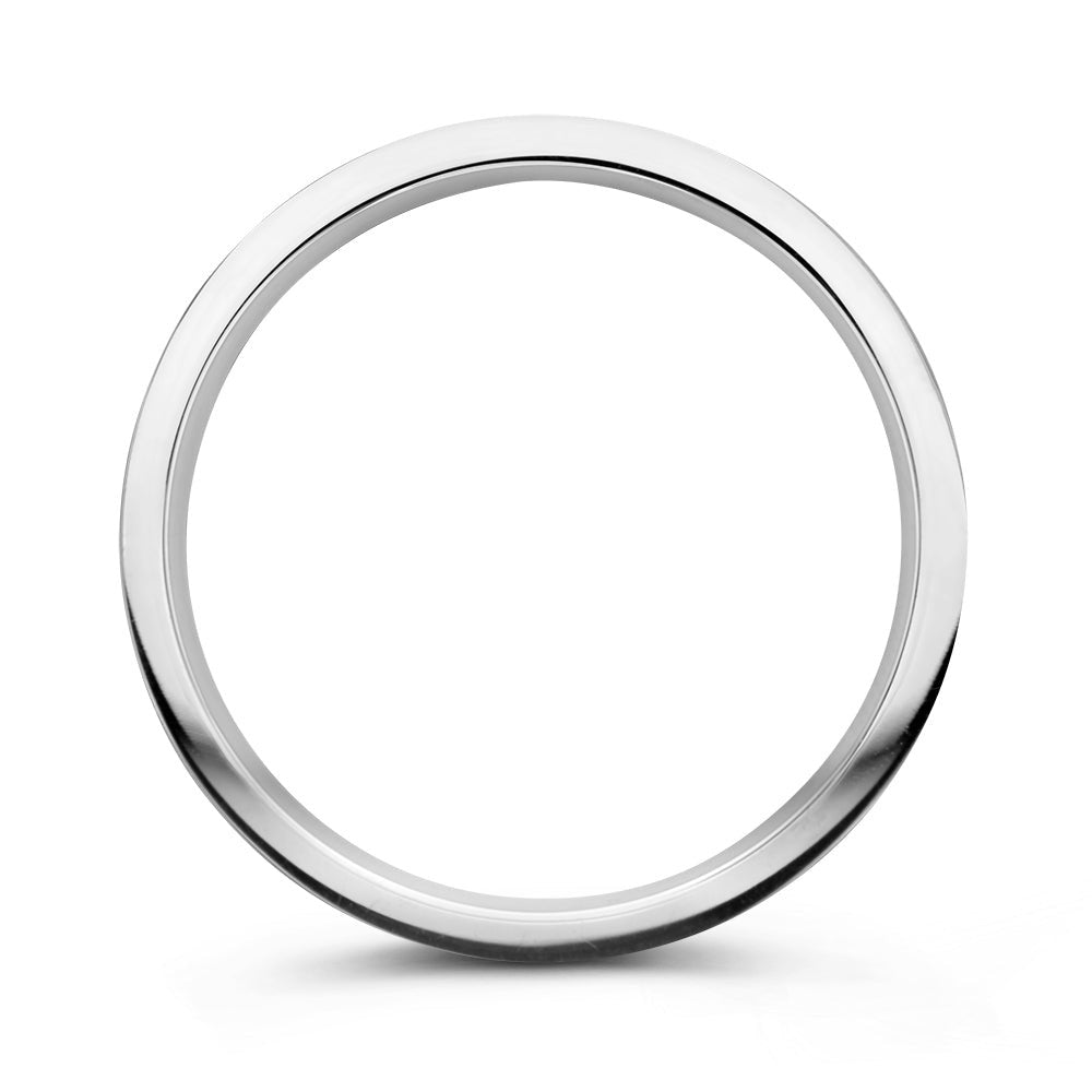 Ring Sam 6mm Weißgold