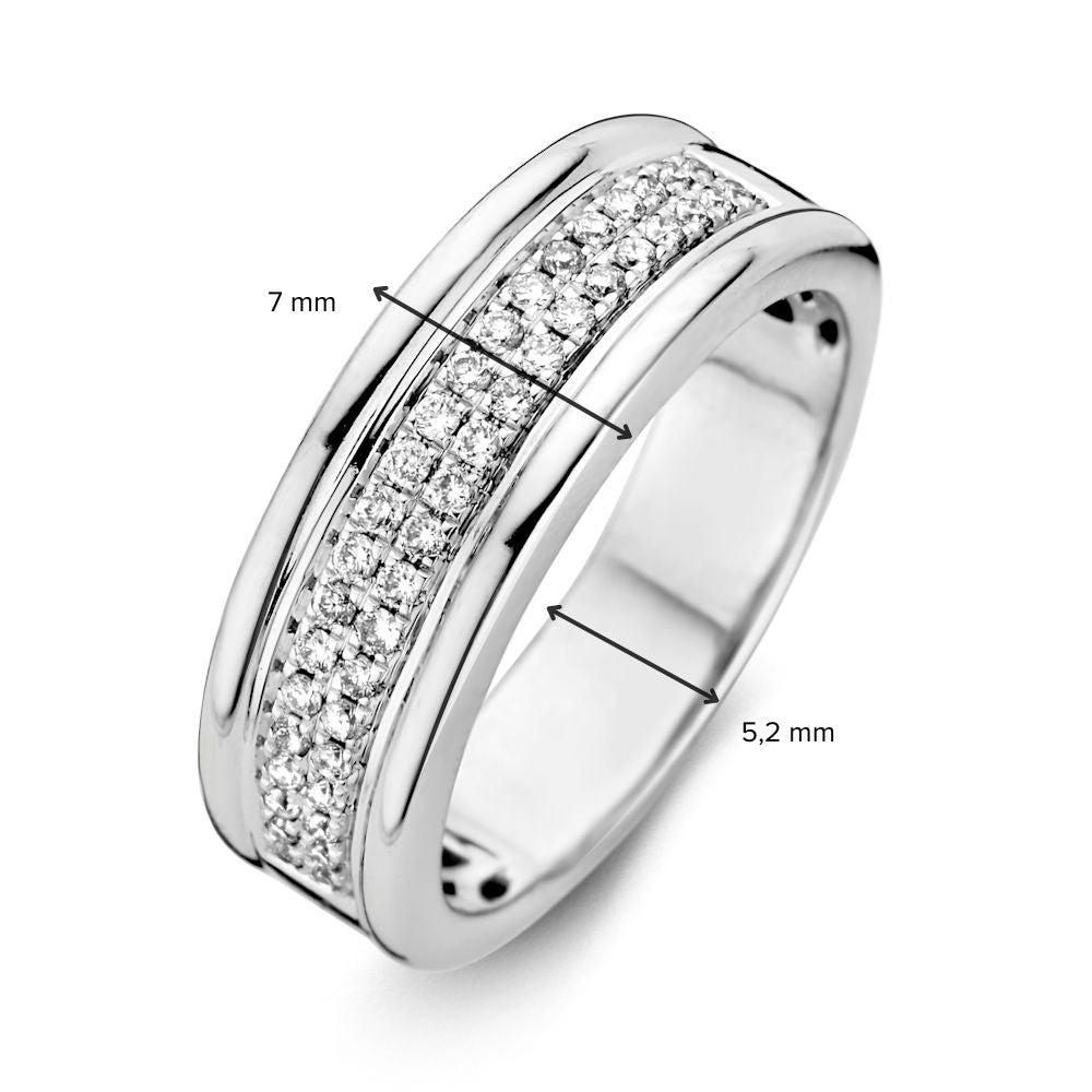 Weißgoldring mit Diamant – Eine perfekte Balance aus Stil und Raffinesse 0.25 Karat