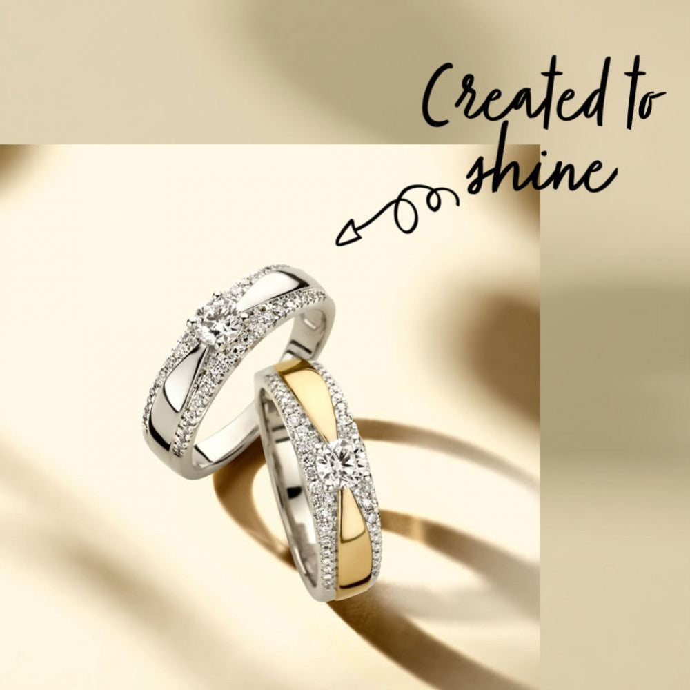 Eleganter Weißgoldring mit 0,40 Karat Brillant