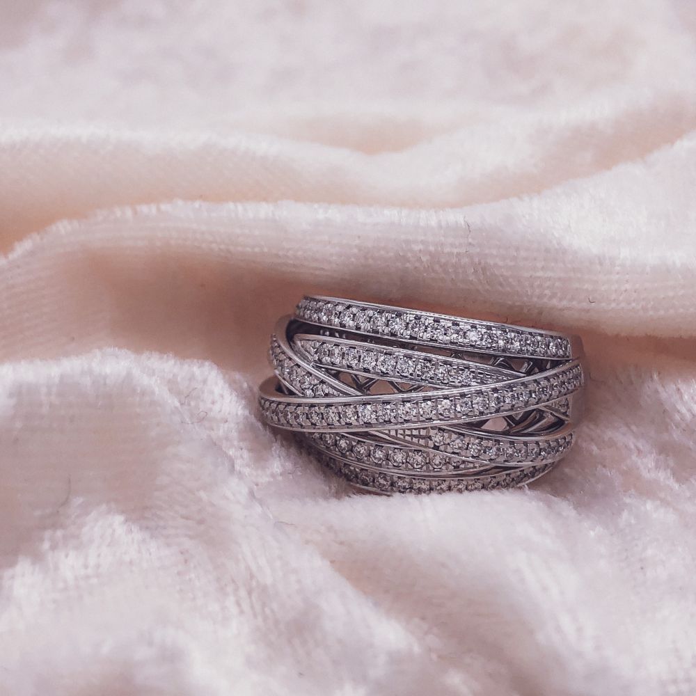 Ring Weißgold Brillant 0,68 ct.