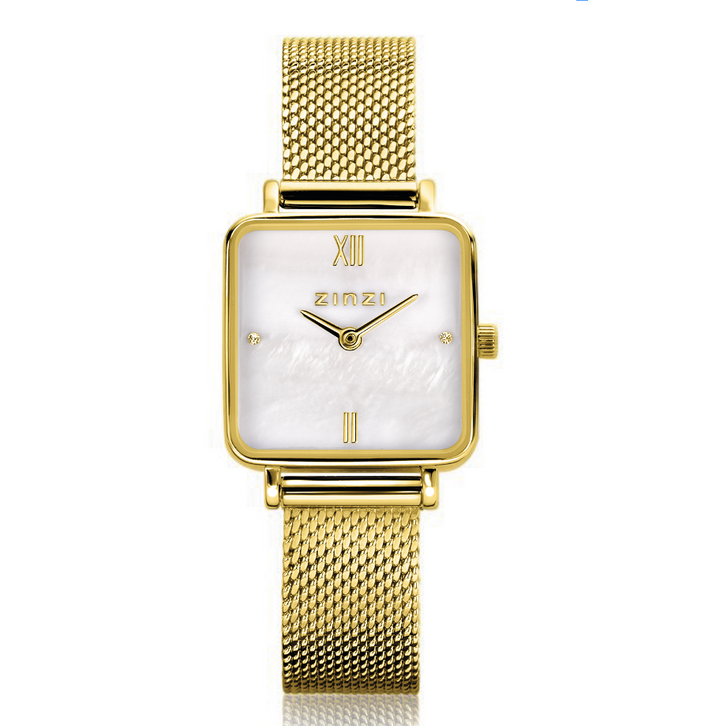 Zinzi Gelbgoldfarbene Uhr vergoldet Ziw1734