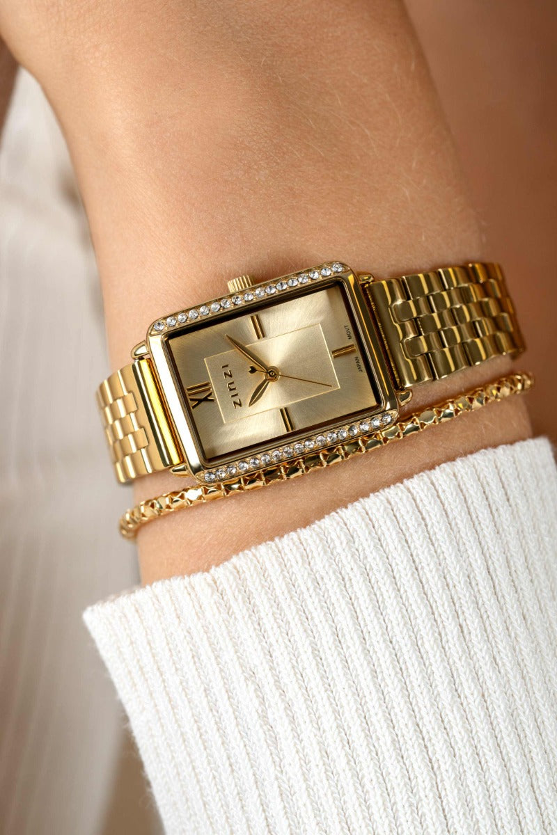 Zinzi Gelbgoldfarbene Uhr vergoldet ZIW2310