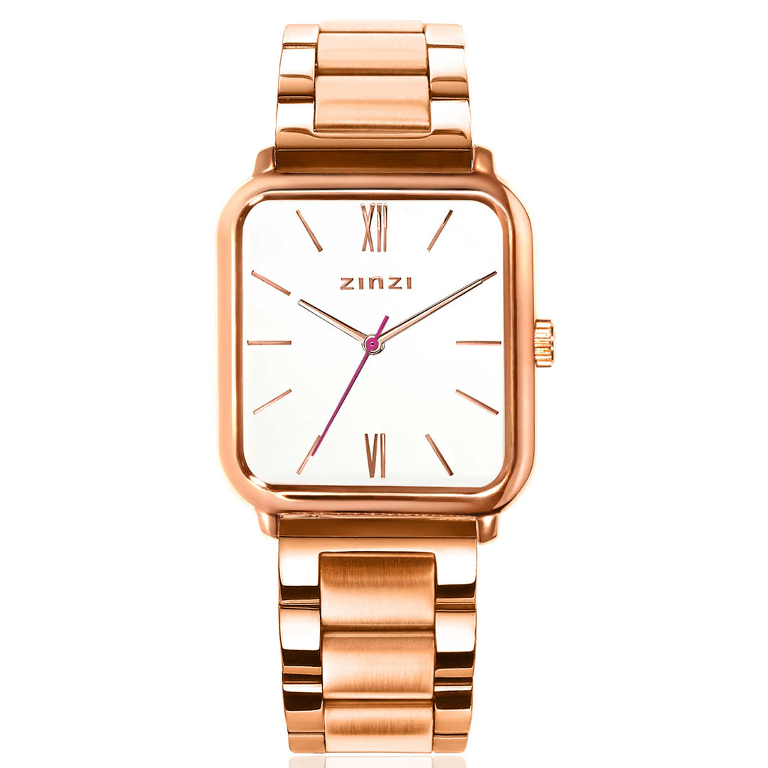 Zinzi Roségoldfarbene Uhr vergoldet Ziw808 S