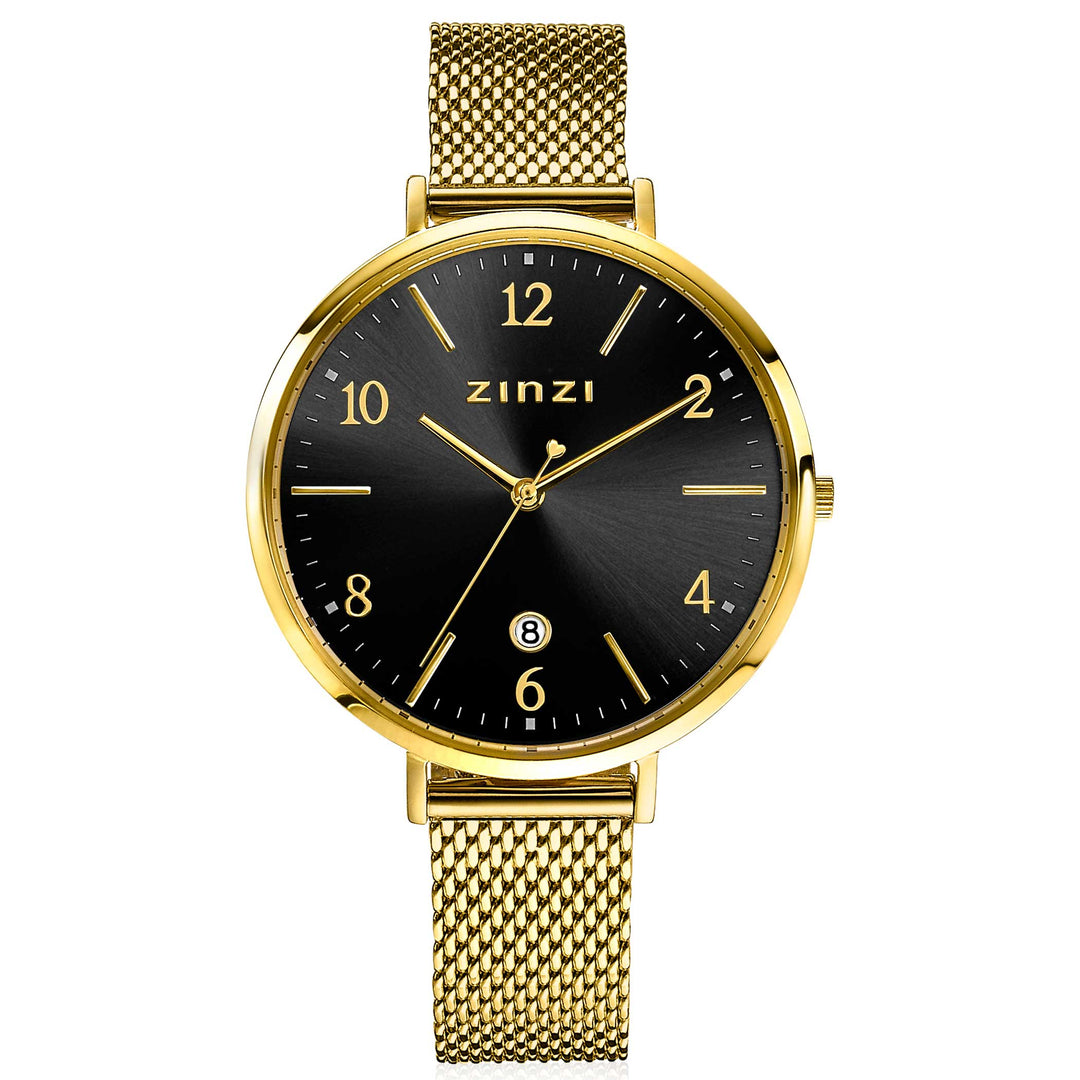 Zinzi Gelbgoldfarbene Uhr vergoldet Ziw1443