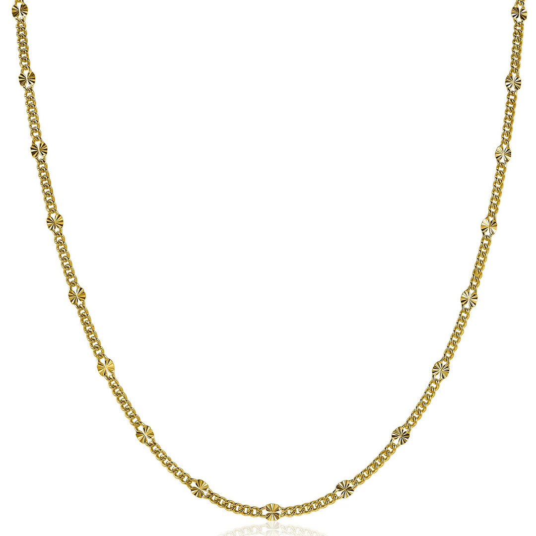 Zinzi Halskette vergoldet Zic2157 G