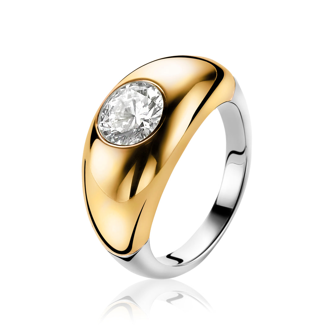 Zinzi-Ring vergoldet Zir1148 Y58