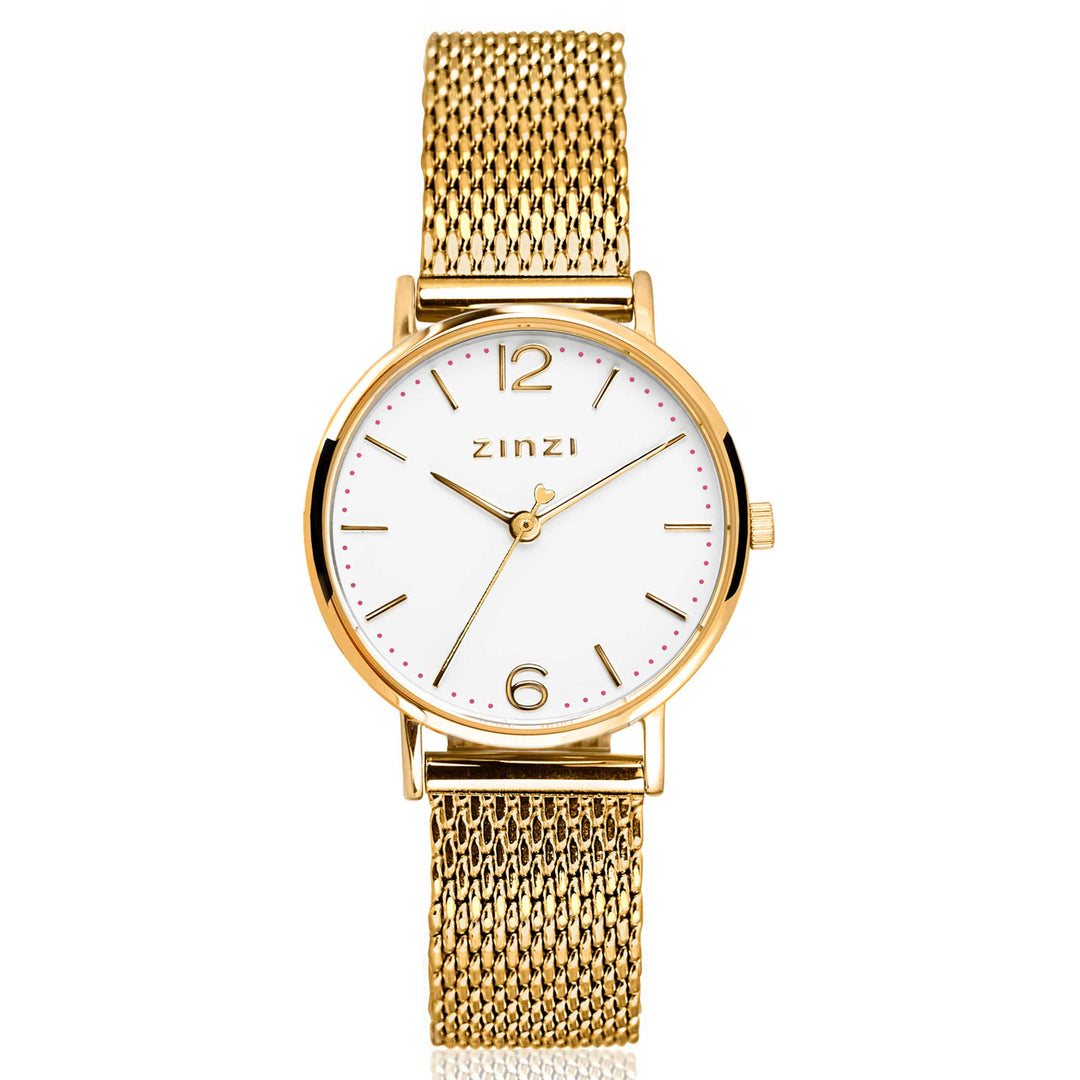 Zinzi Gelbgoldfarbene Uhr vergoldet Ziw607 M