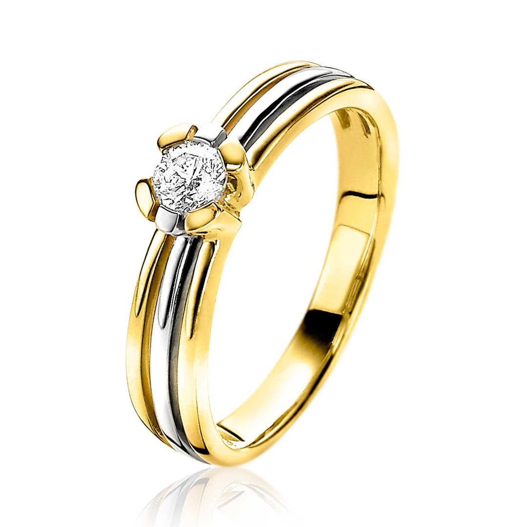 Zinzi-Ring Gold Zgr54