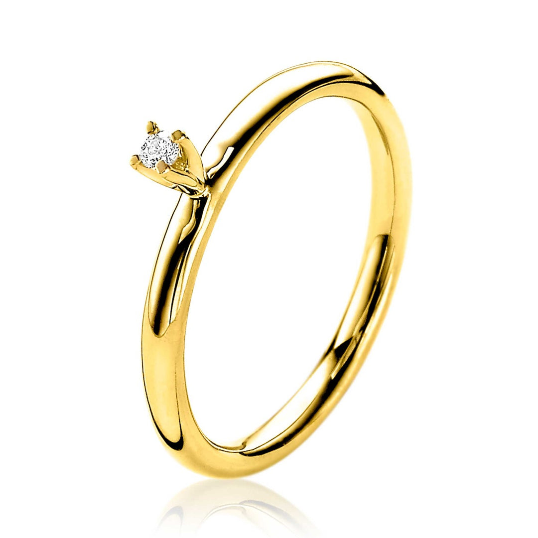 Zinzi-Ring Gold Zgr66
