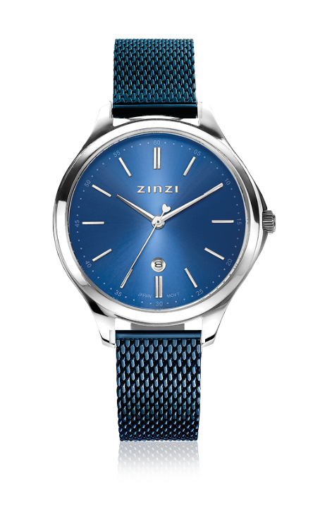 Zinzi Silberfarbene Uhr Stahl Ziw1042 Bm