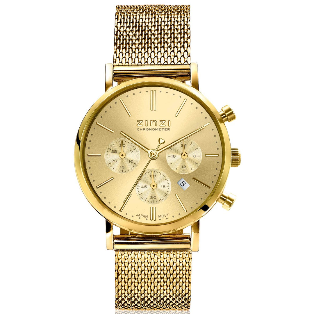 Zinzi Goldfarbene Uhr vergoldet Ziw1510