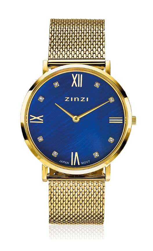 Zinzi Gelbgoldfarbene Uhr vergoldet Ziw547 M